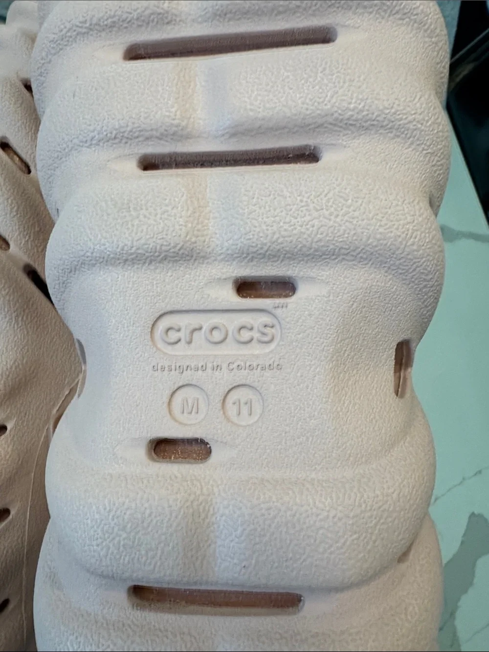 CROCS Men Echo Clog in Blush Pink